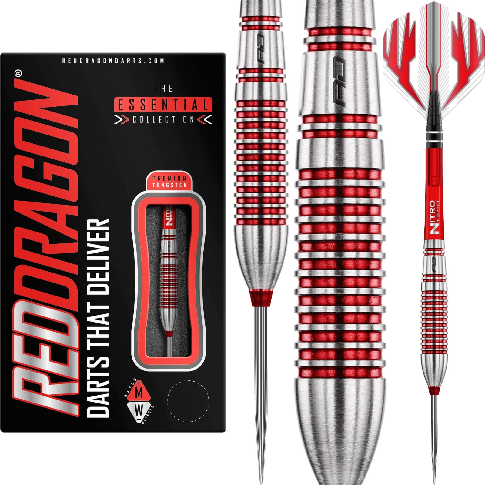 Darts - Red Dragon - Reflex Darts - Steel Tip - 90% Tungsten - 24g 26g 28g 