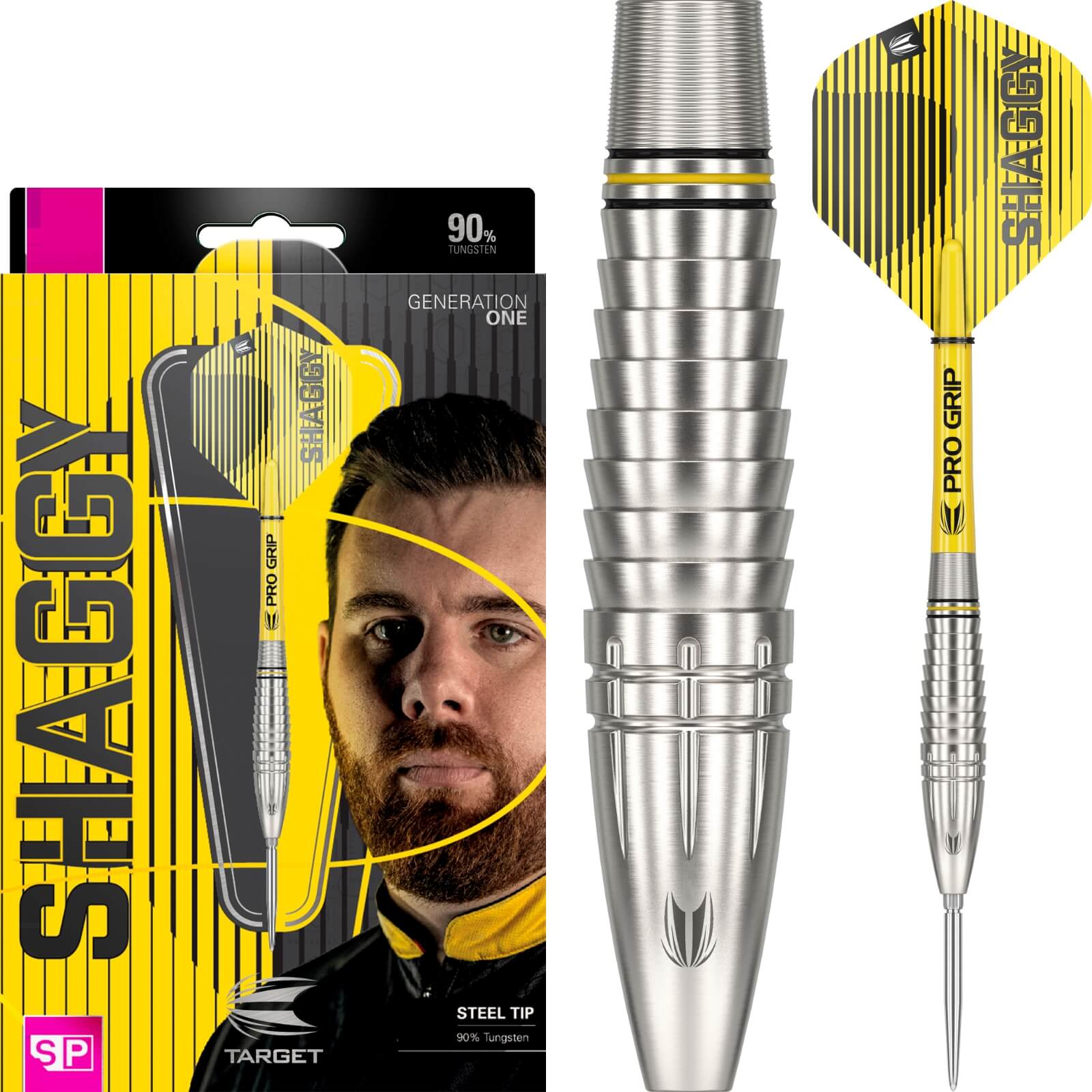 Darts - Target - Scott Williams Darts - Swiss Point - Steel Tip - 90% Tungsten - 23g 25g 