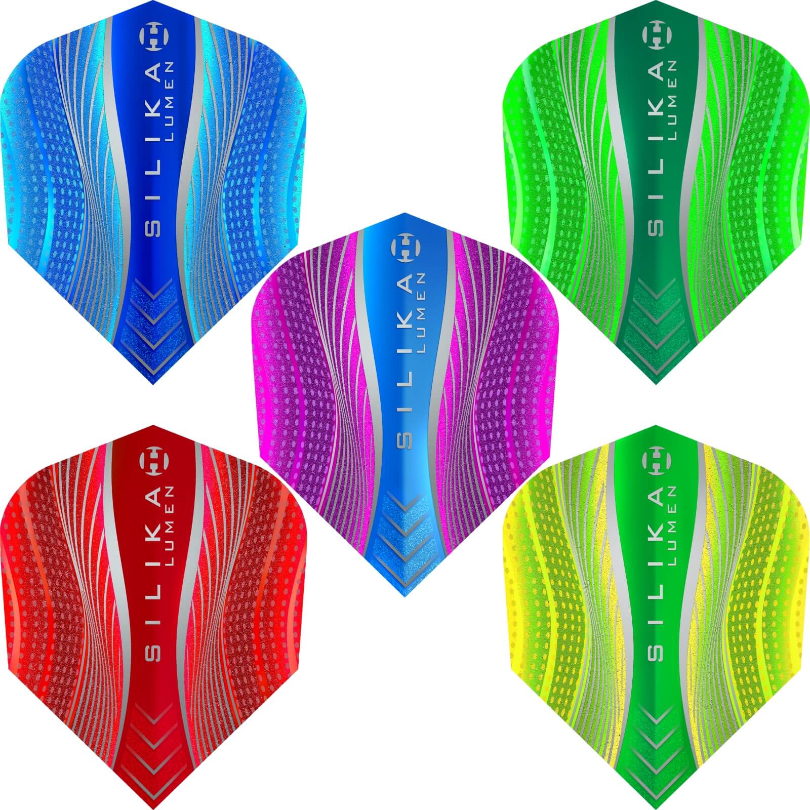 Dart Flights - Harrows - Silika Lumen - Standard Dart Flights 