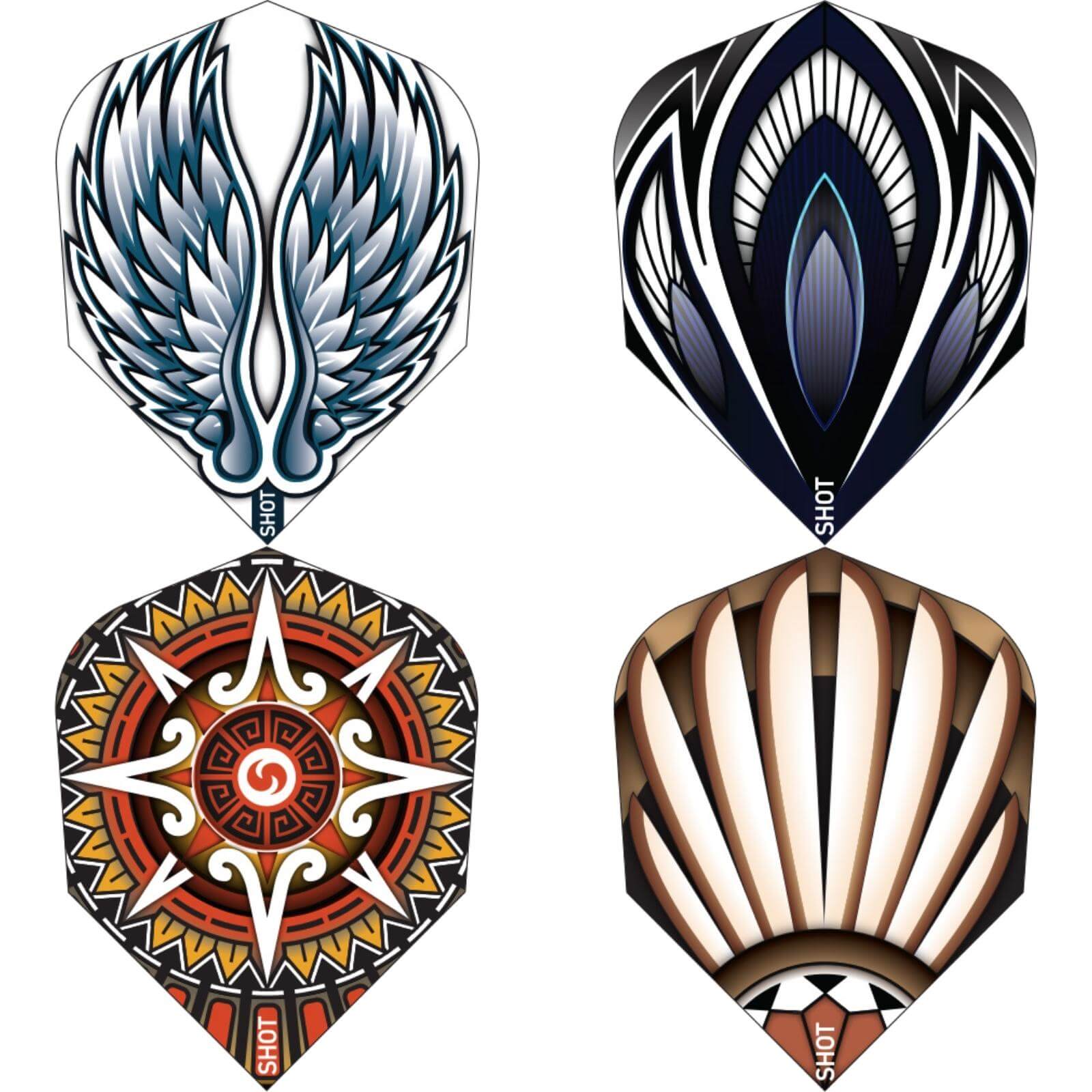 Dart Flights - Shot - Tribal - Standard Dart Flights 