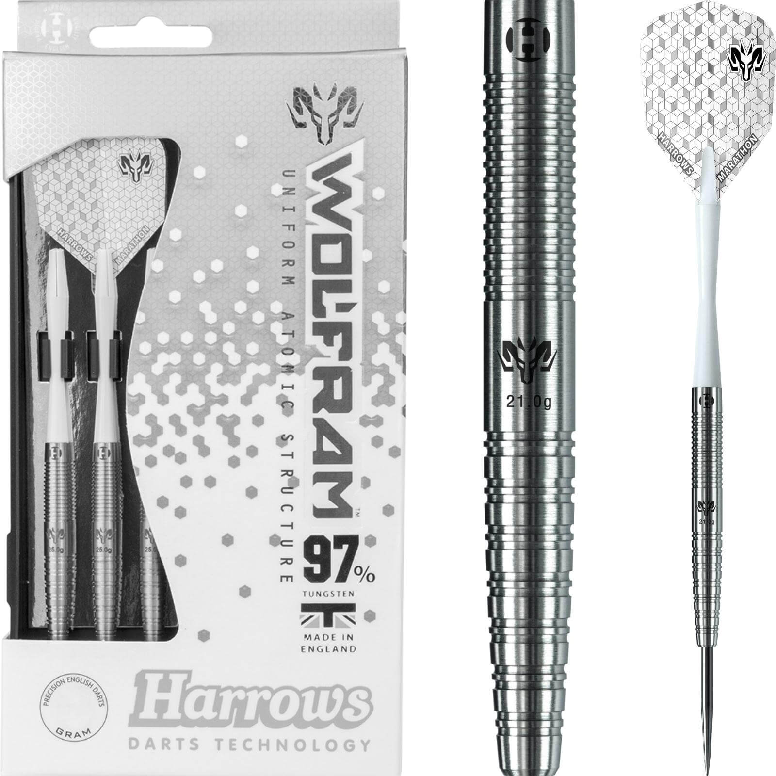 Darts - Harrows - Wolfram Darts - Steel Tip - 97% Tungsten - 21g 22g 23g 24g 25g 26g 