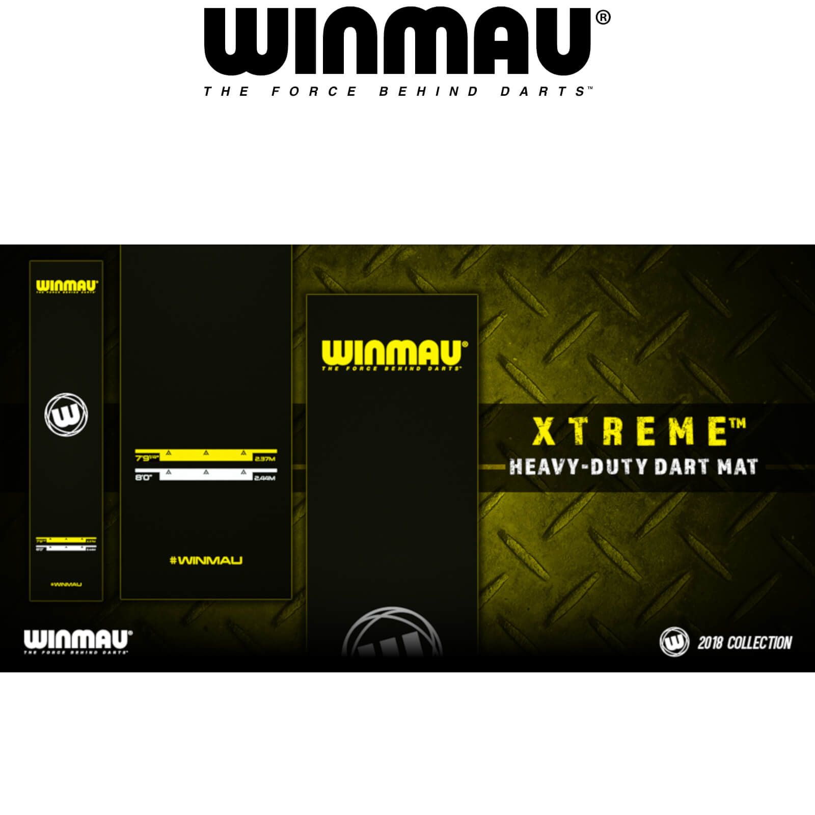 Winmau Xtreme Heavy Duty Rubber Dart Mat For Sale Avid Darts Shop