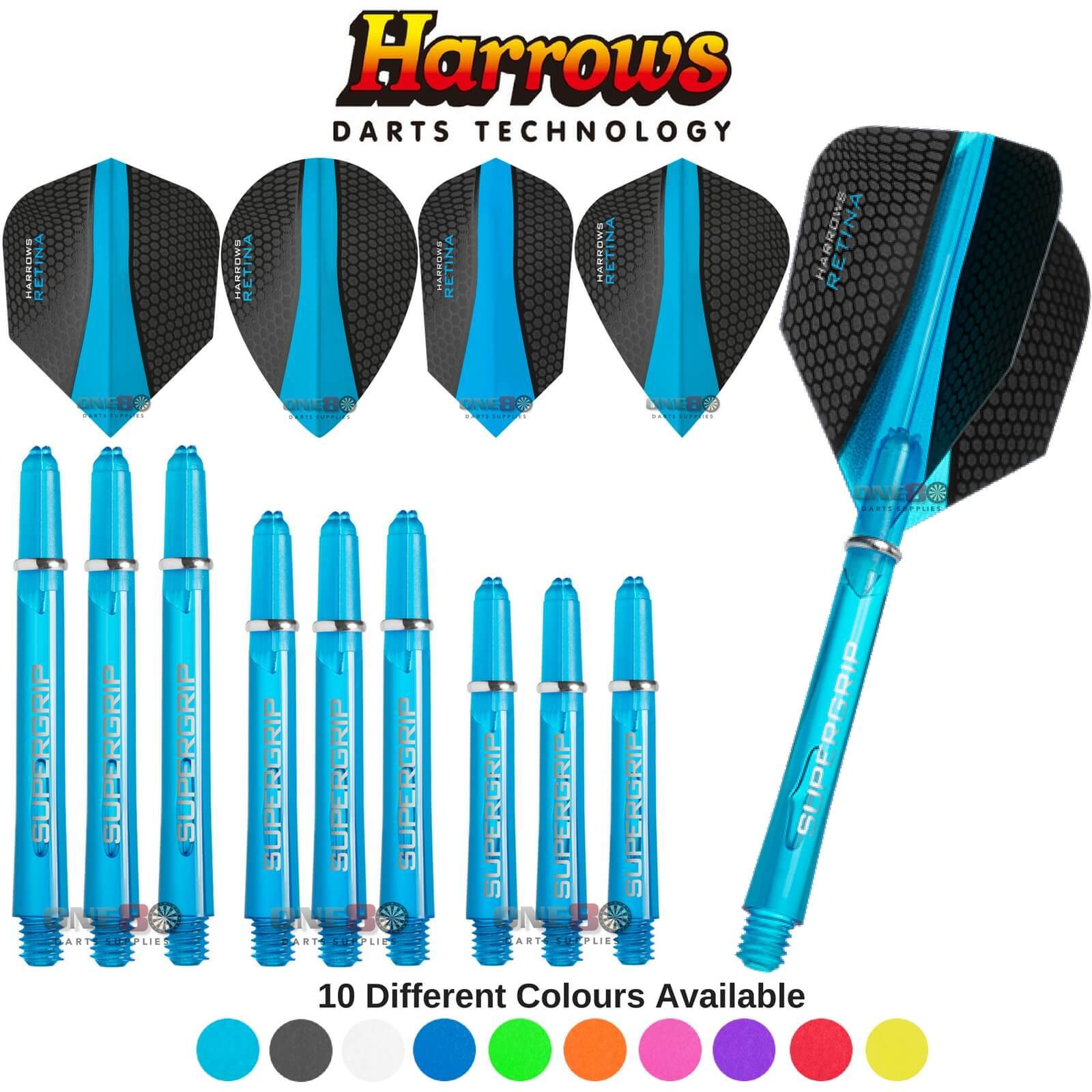 Training Accessories - Harrows - Retina - Darts Test Setup Combination Kit Aqua Blue