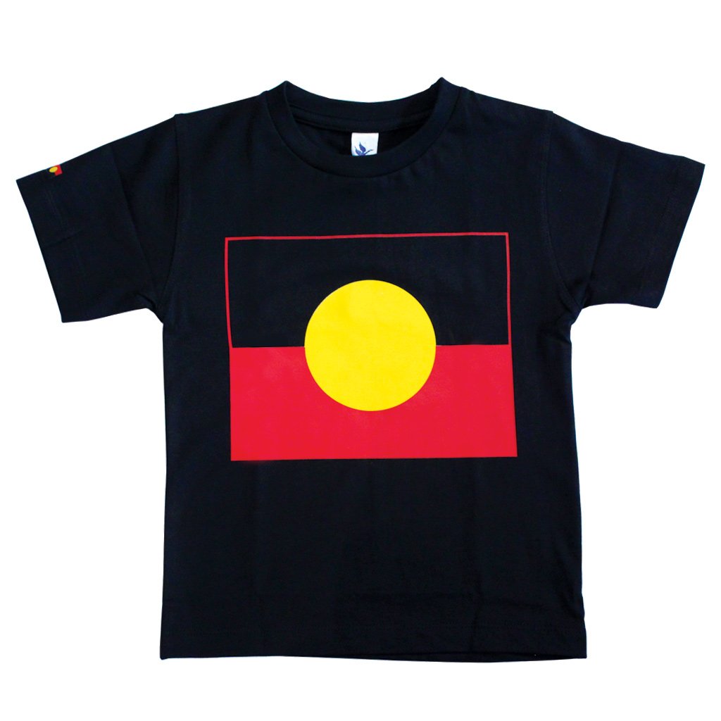 Australian Aboriginal Flag Map Retractable Badge Holder Metal
