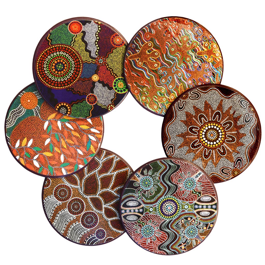 Coasters Australian Made Baribunma Planet Corroboree