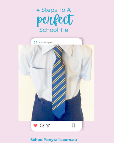 Simple School Tie Instructions  How to tie a tie for school