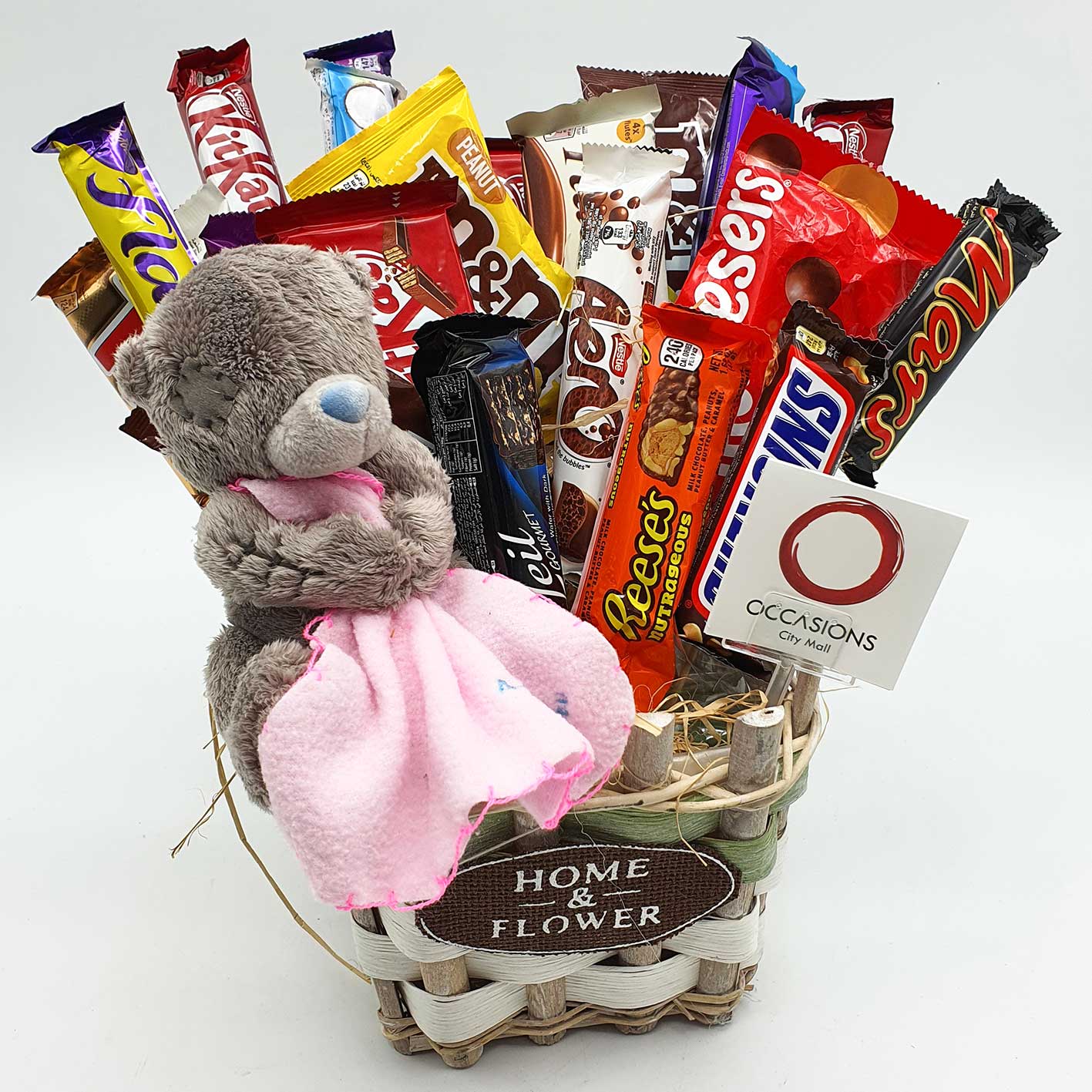 Blue Blanket Chocolate Addict Basket