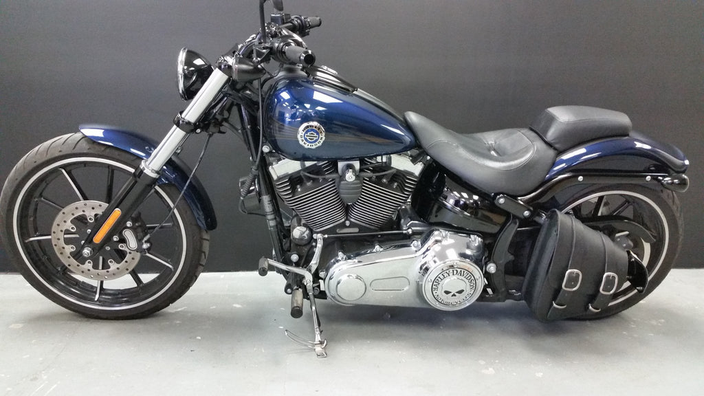 swing arm bags harley softail