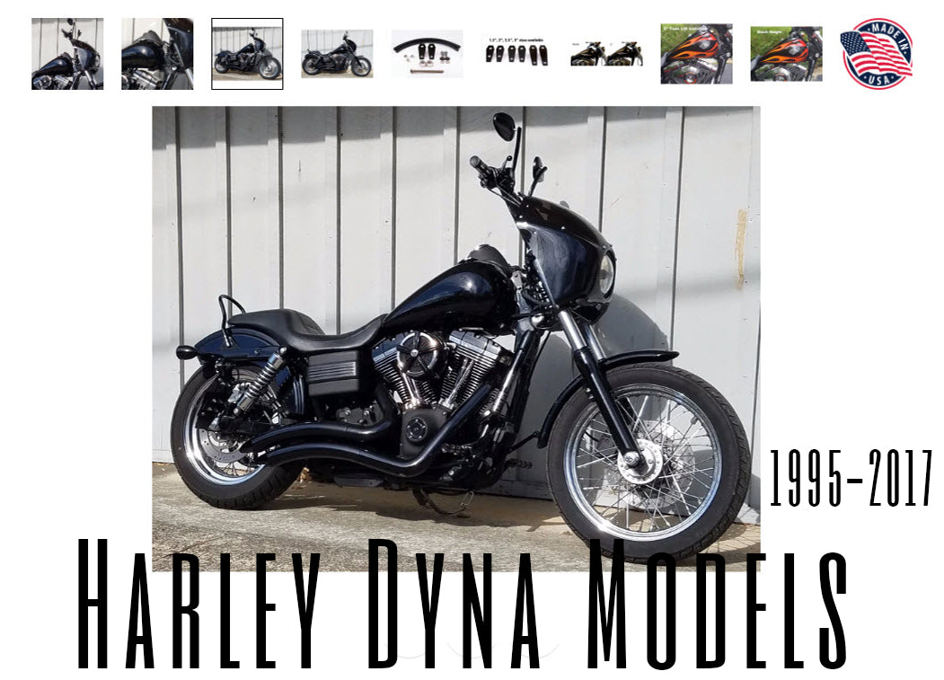 3 Gallon Fuel Tank Shield Bra For Harley 04-19 Dyna Low Rider Super Wide  Glide