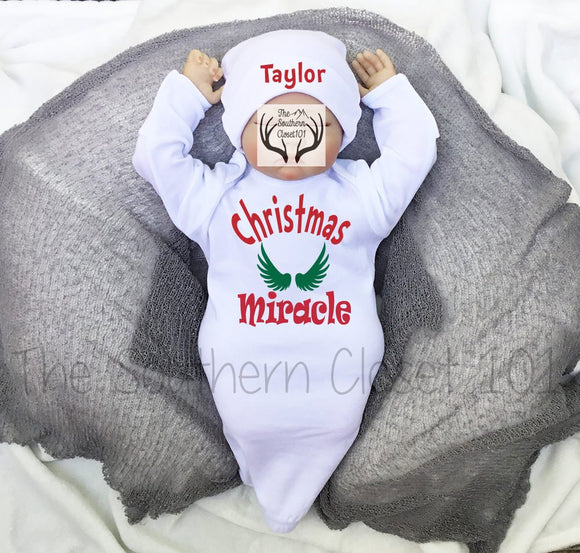 unisex newborn christmas outfit