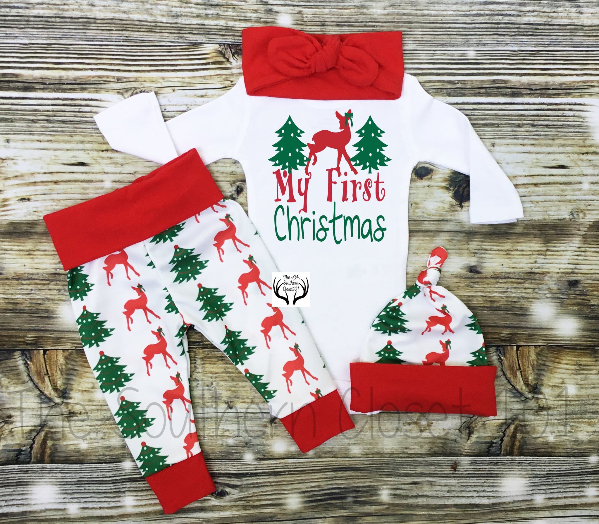 infant christmas outfit girl