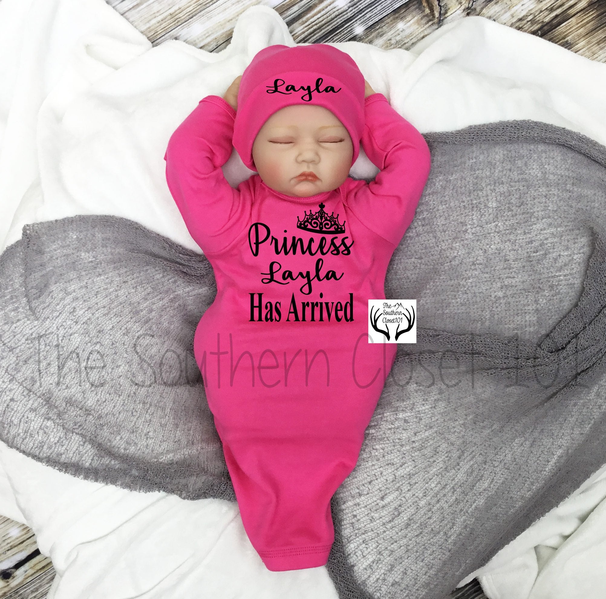 custom baby girl coming home outfit