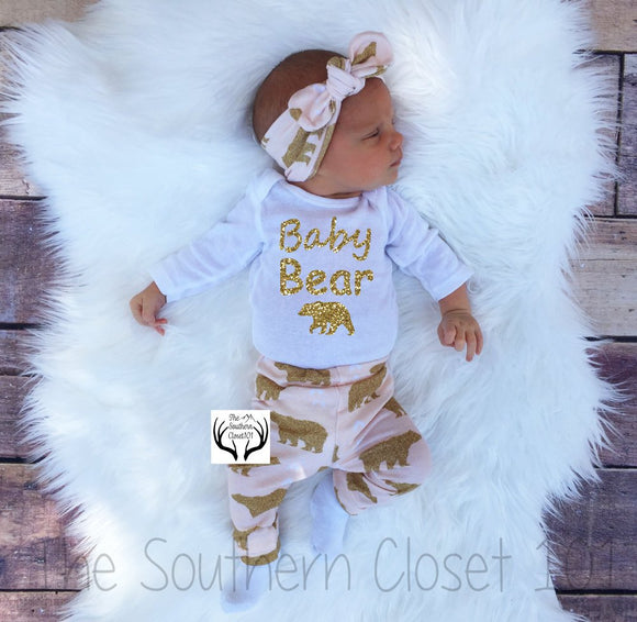 newborn girl coming home outfit summer