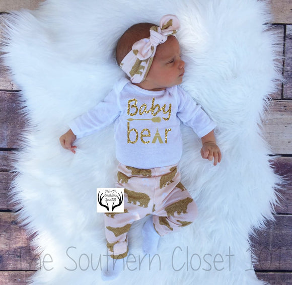 baby girl coming home outfit winter