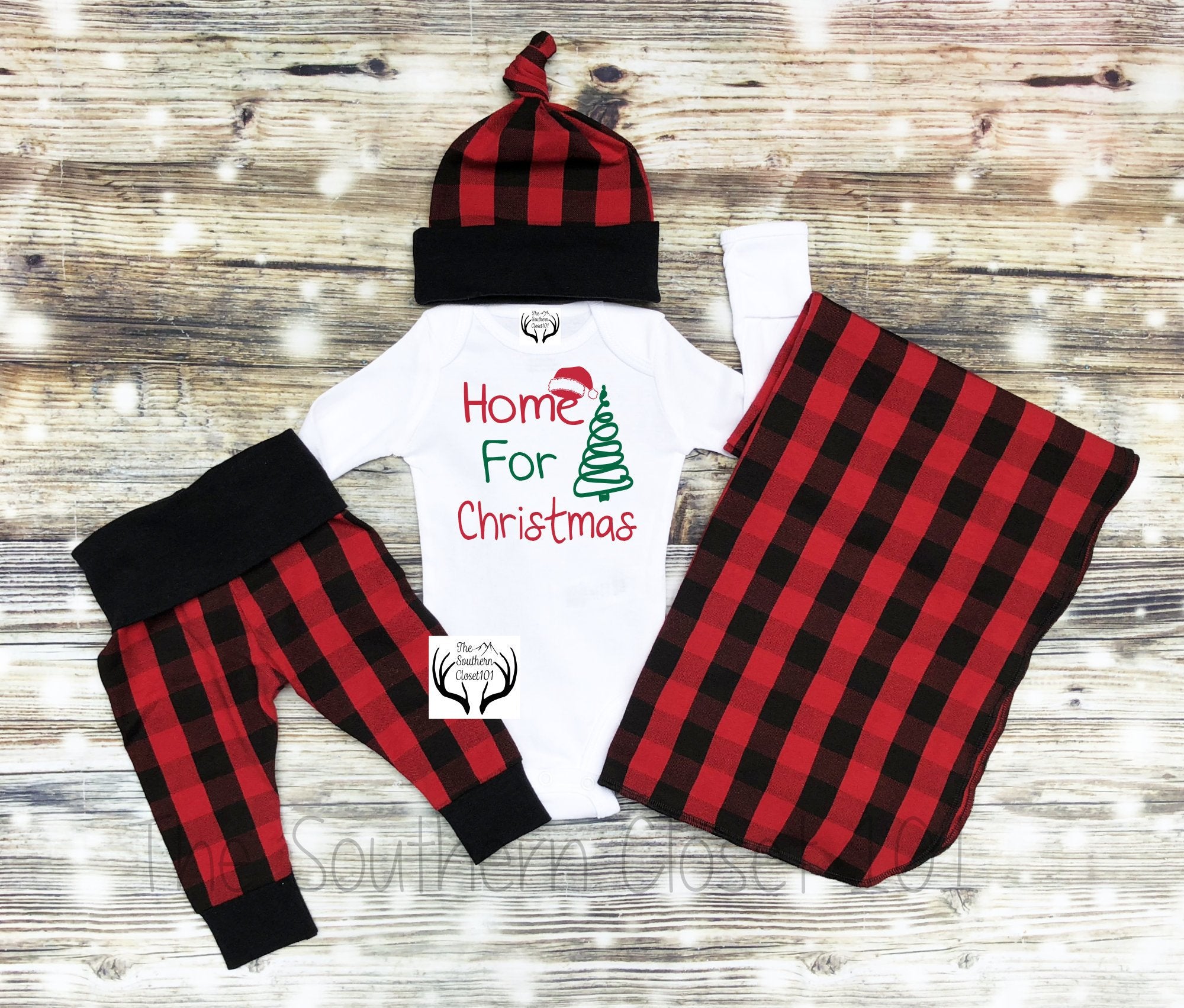 christmas newborn outfit boy