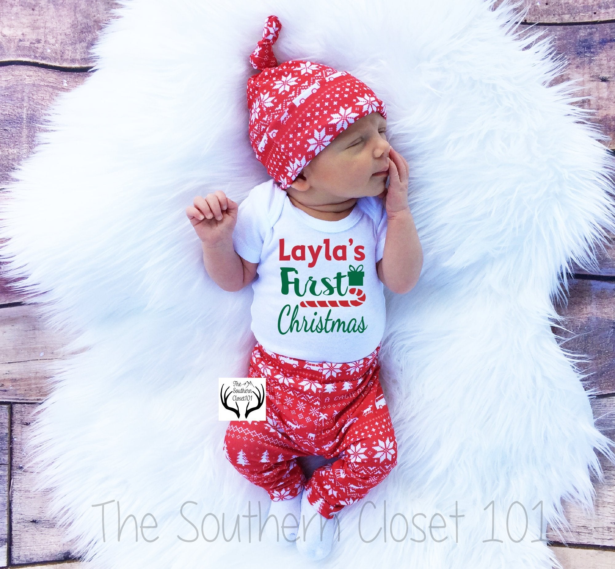 infant christmas outfit girl