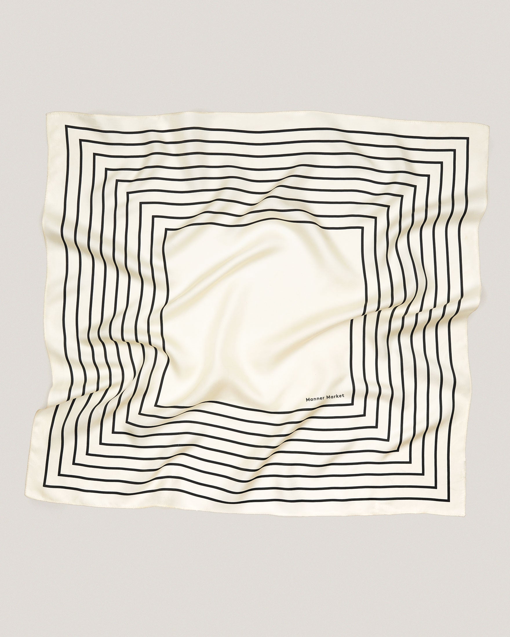 Striped Silk Scarves - The Agnes by Manner Market