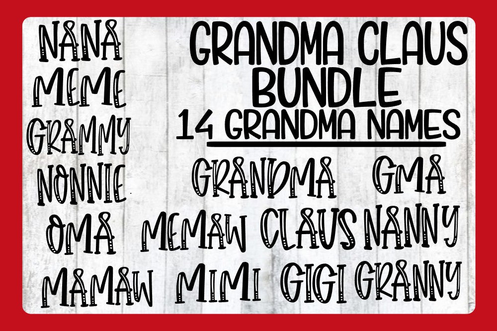 Download Grandma Claus Bundle Svg Like A Normal Grandma With Better Presents On The Beach Boutique