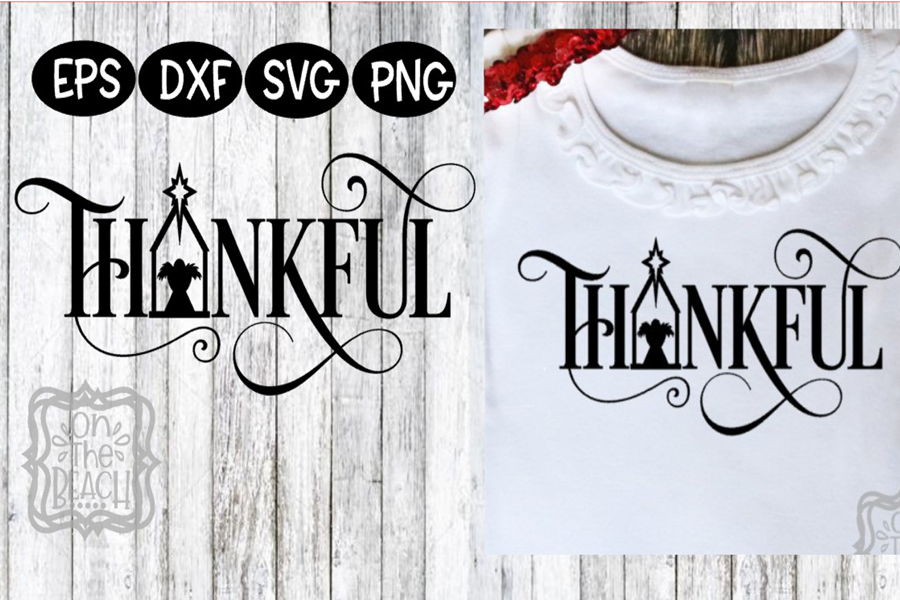 Thankful Svg Christmas Svg Jesus Svg On The Beach Boutique