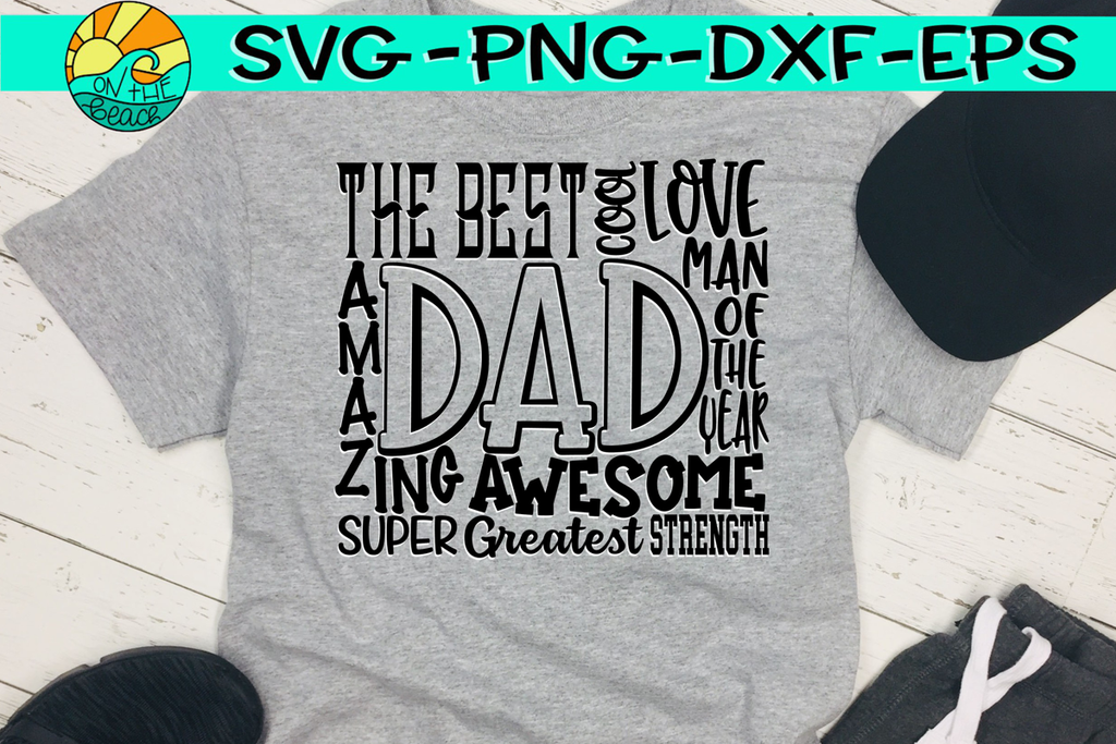 Download The Best Dad Svg Png Dxf Eps On The Beach Boutique