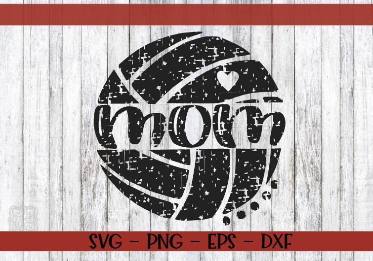 Download Mom Volleyball SVG, Grunge Volleyball SVG, volleyball mom SVG, Cricut - On The Beach Boutique