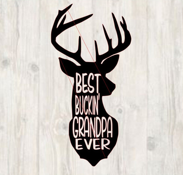 Best Buckin' Grandpa Ever svg, instant download, father's ...