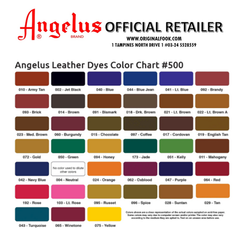 Angelus Leather Dye 3 oz - Cordovan