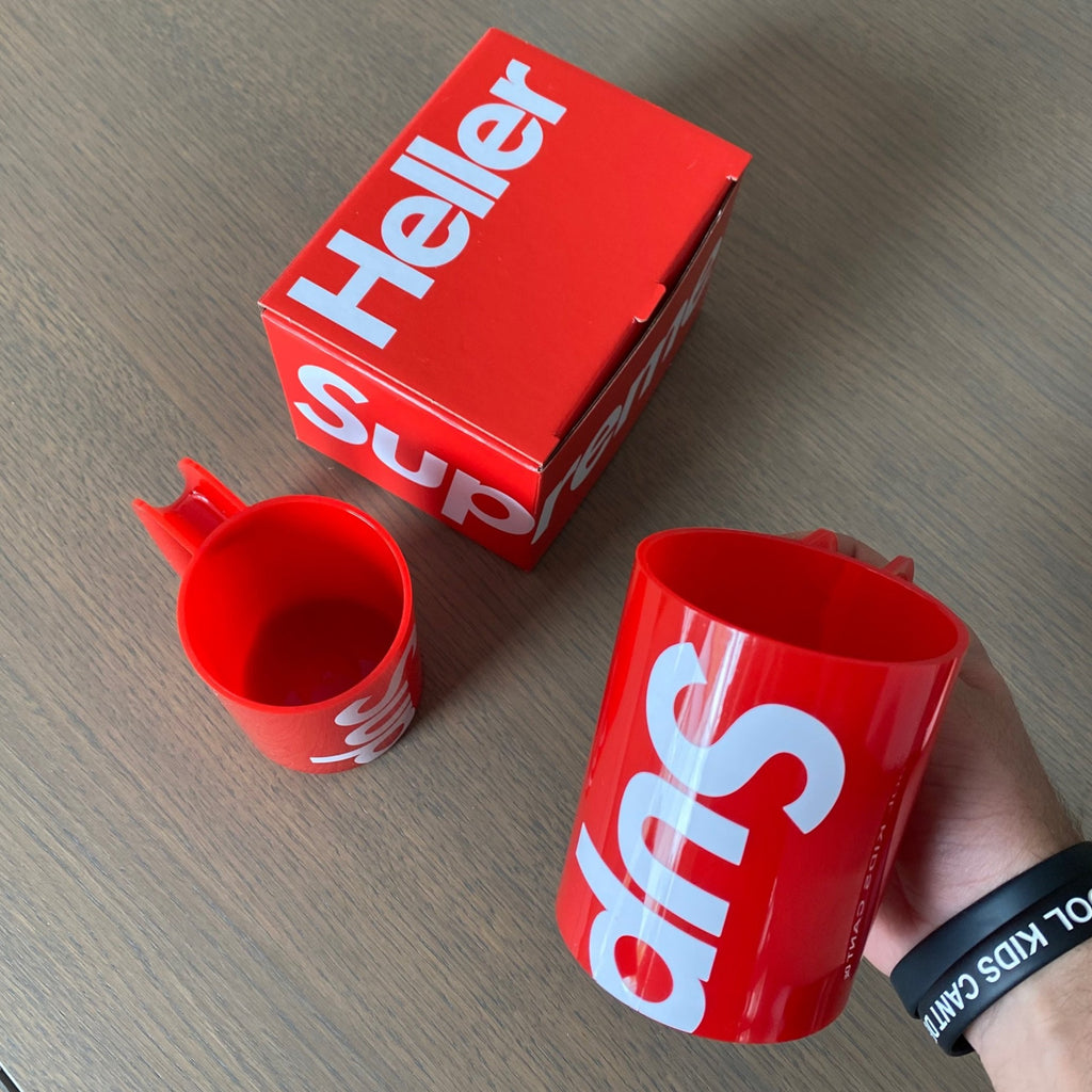 Supreme Heller Mugs (Set of 2) Red