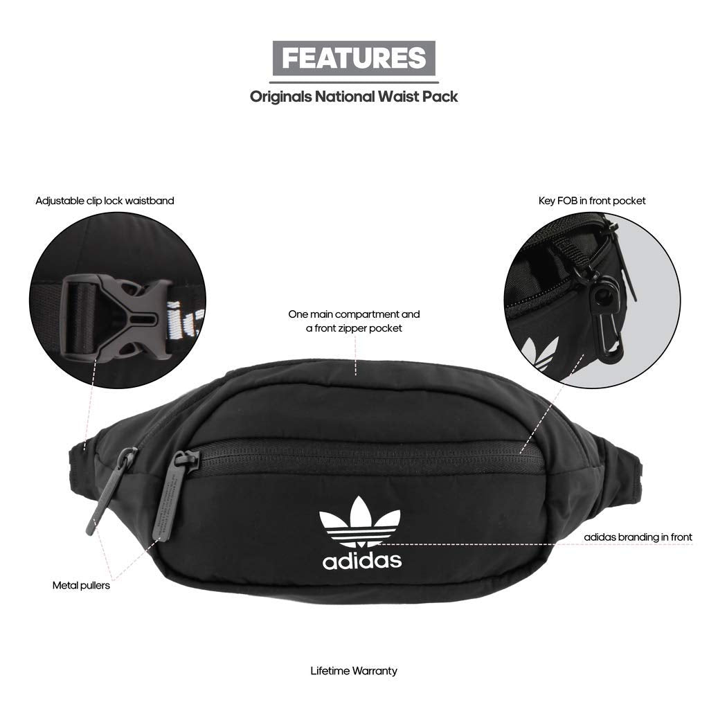 Adidas Originals National Waist Bag (Black)