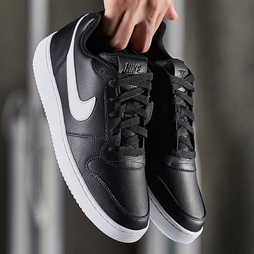 nike ebernon low all black