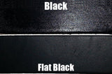 flat black leather paint