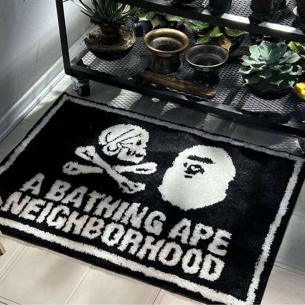 bathing-ape-x-neighborhood-rug