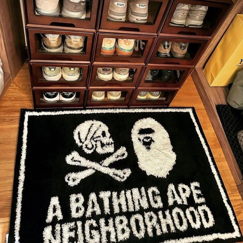 bathing-ape-x-neighborhood-rug