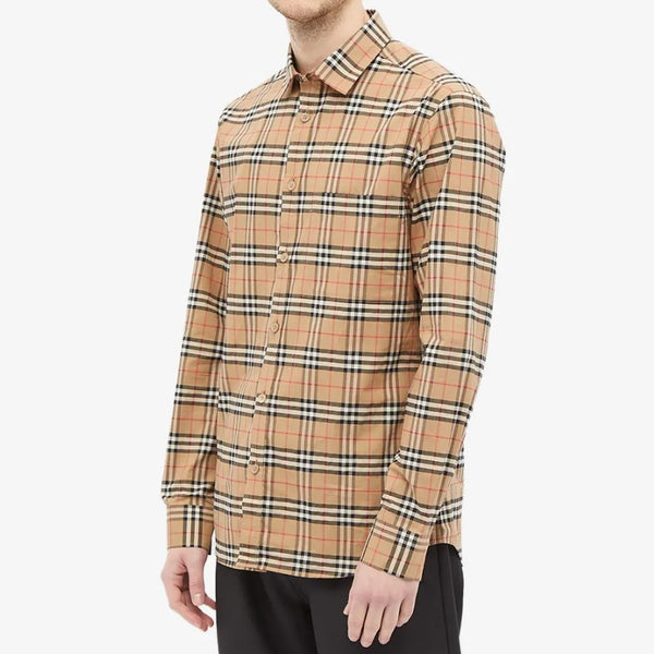 Where to buy Burberry Simpson Check Long Sleeve Shirt in Singapore |  ORIGINALFOOK – ORIGINALFOOK STORE