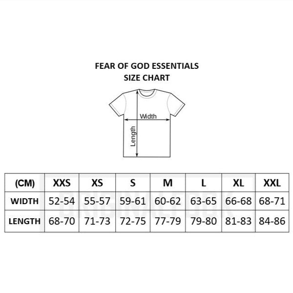 FEAR OF GOD Essentials Felt Logo Tee Black | ORIGINALFOOK