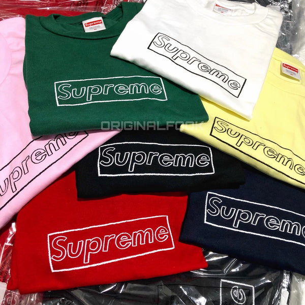 supreme kaws tee