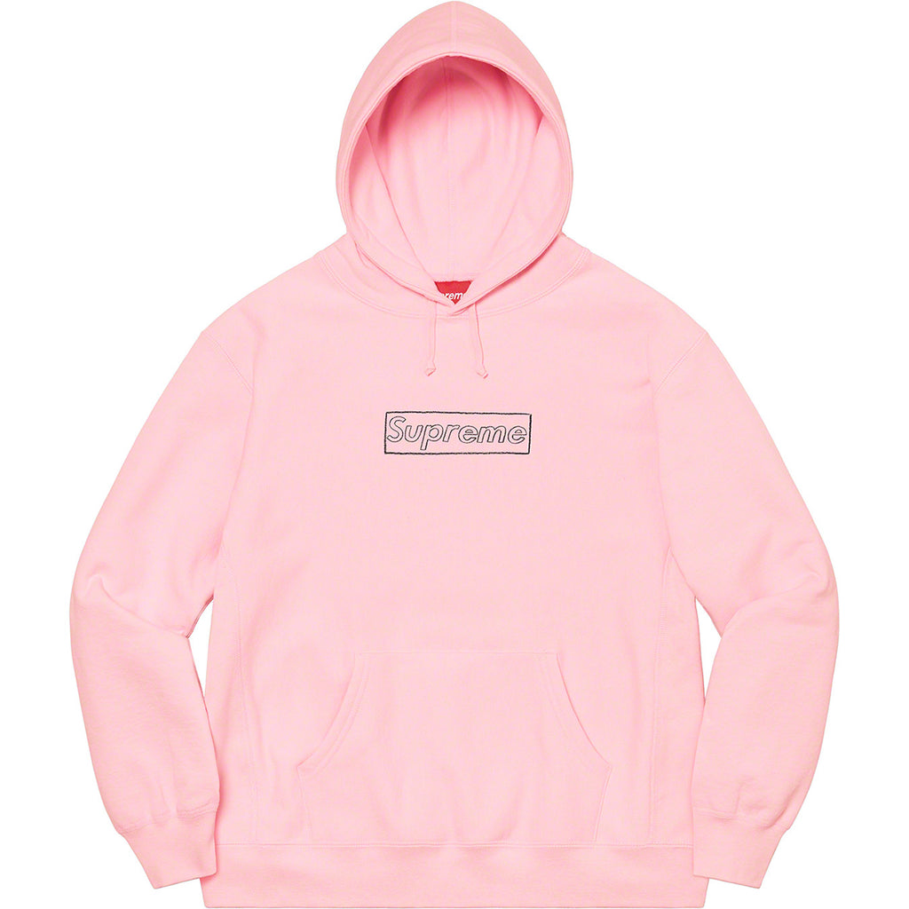 Where To Buy Supreme X Kaws Chalk Box Logo Hoodie Pink In Singapore Originalfook Originalfook Store