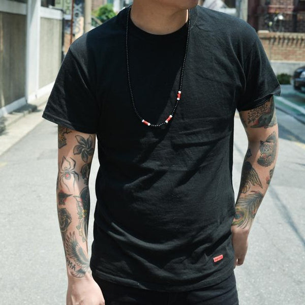 black supreme hanes t shirt