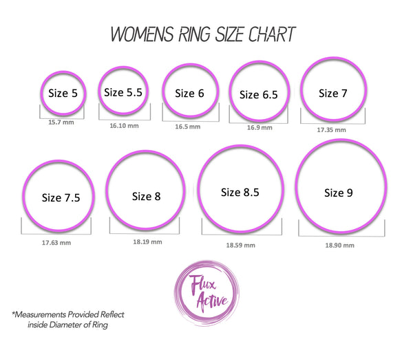 Silicone Ring Size Chart