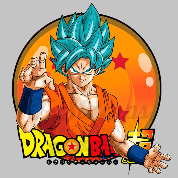 Camiseta Dragon Ball, Goku Blue – Barcraft