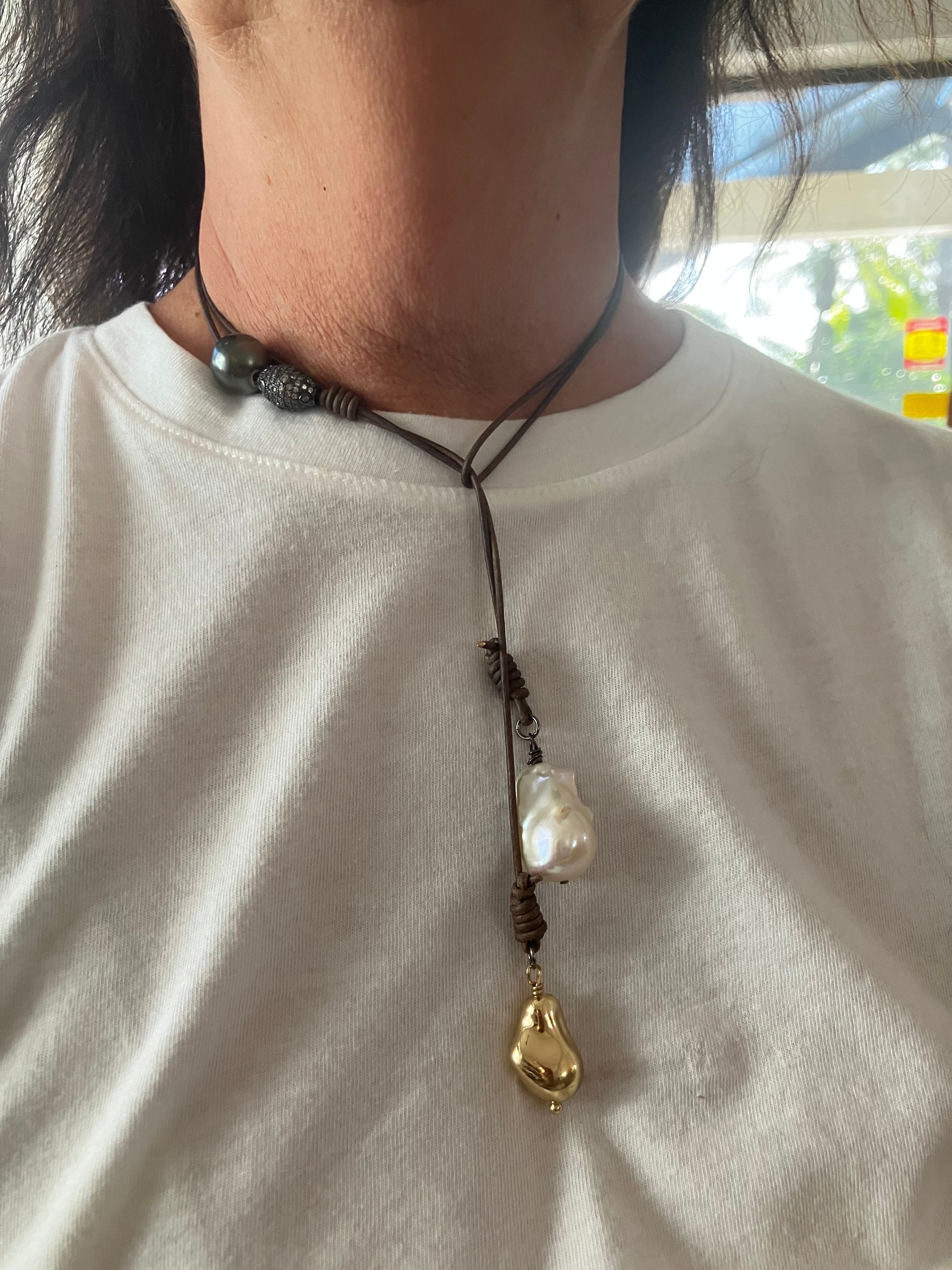 Tahitian & Baroque Lariat