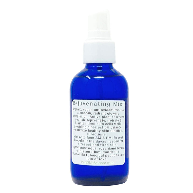 Rejuvenating Mist Organic Face Products Pure Skin Science 