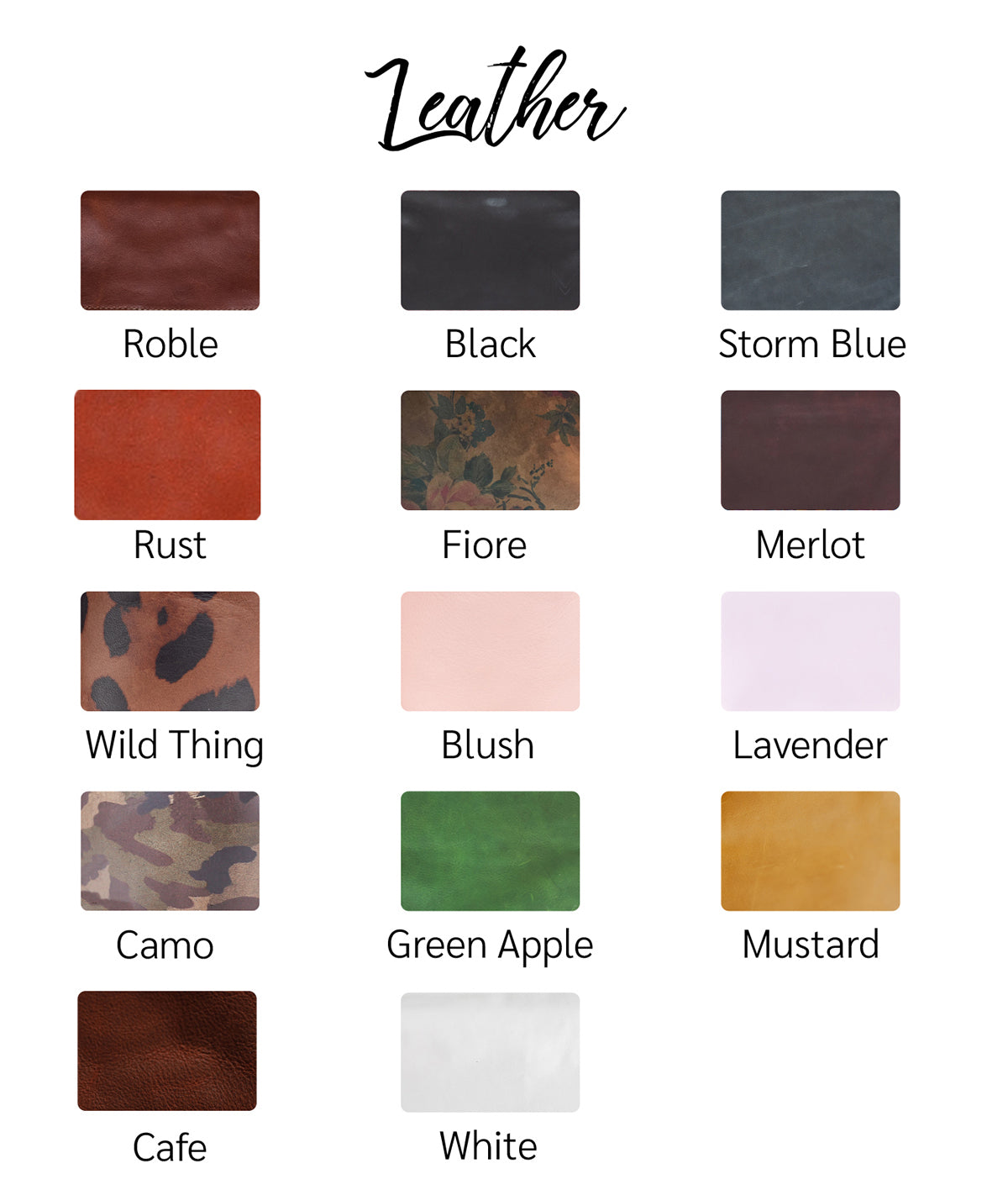 Choose Your Leather