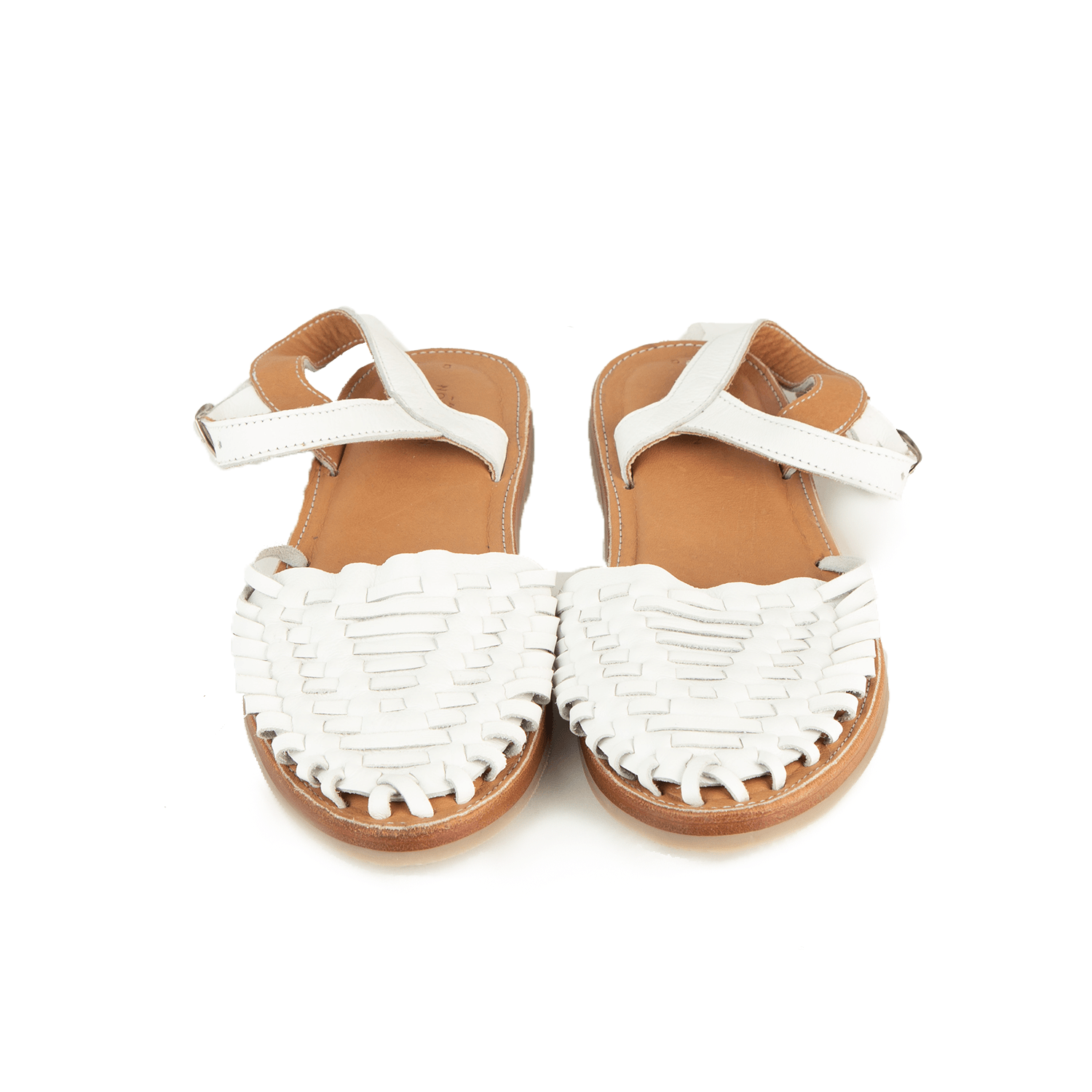 MS4043 - Huaraches Ankle Strap White - SAMPLE | Sustainable Fashion ...