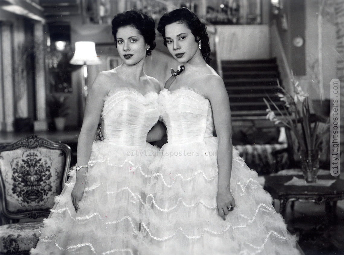 سلوى (ماجدة) وليلى (آمال فريد) في بنات اليوم (هنري بركات، 1957)
