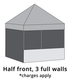 half front 3 full walls