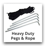 Marquee Heavy Duty Pegs & Rope