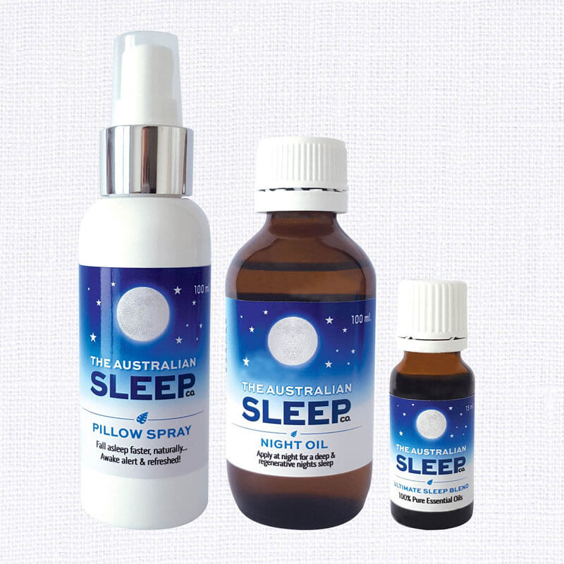 The Ultimate Deep Sleep Starter Kit Of Full Size Products. (pillow Spray, Night Oil And Essential Oils Blend)
