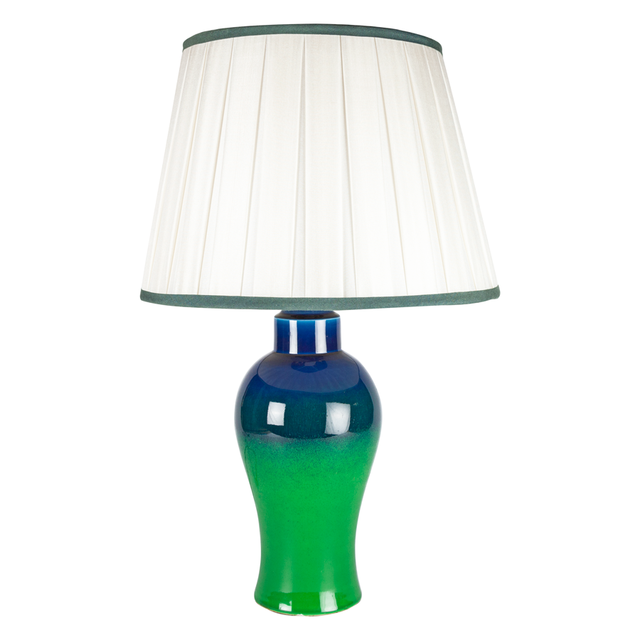 Stylish Bitossi Lamp in Green and Blue
