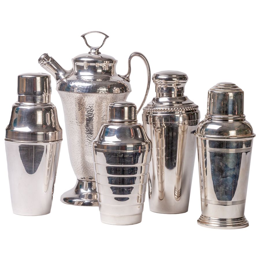 Zulay Cocktail Shaker, Silver cshk